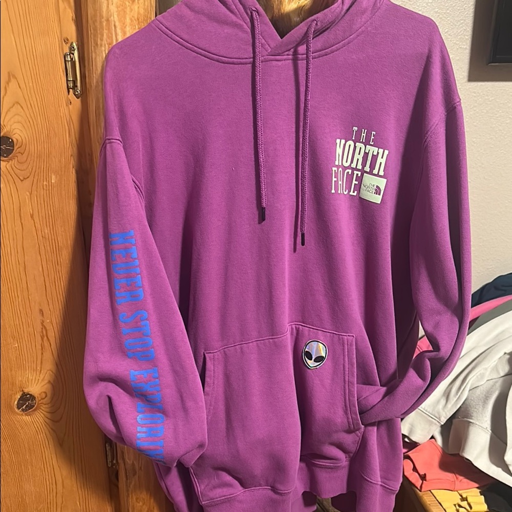 The North Face Purple Graphic Hoodie